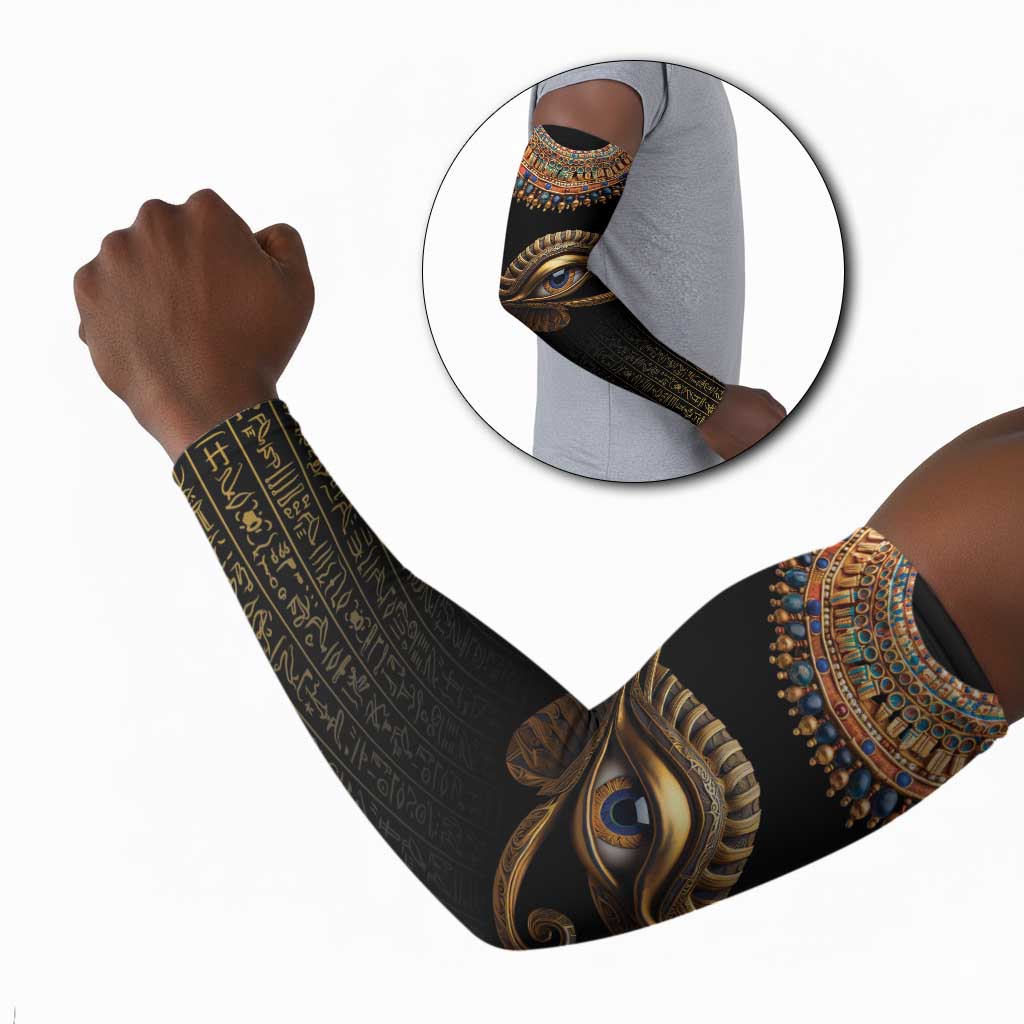 Egypt Eyes Of Horus Arm Sleeves with Egyptian Hieroglyphs