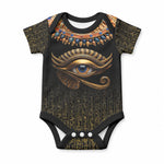Egypt Eyes Of Horus Baby Onesie with Egyptian Hieroglyphs