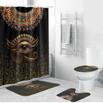 Egypt Eyes Of Horus Bathroom Set with Egyptian Hieroglyphs