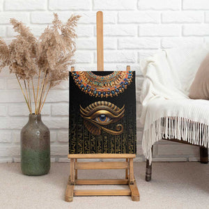 Egypt Eyes Of Horus Canvas Wall Art with Egyptian Hieroglyphs