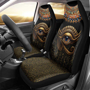 Egypt Eyes Of Horus Car Seat Cover with Egyptian Hieroglyphs