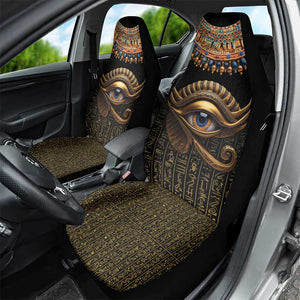 Egypt Eyes Of Horus Car Seat Cover with Egyptian Hieroglyphs