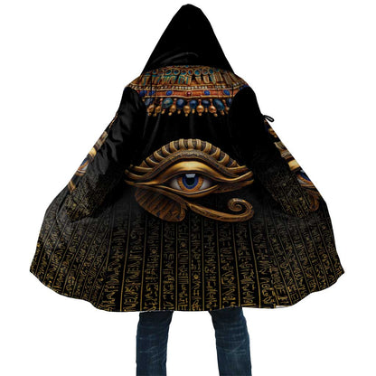 Egypt Eyes Of Horus Cloak with Egyptian Hieroglyphs