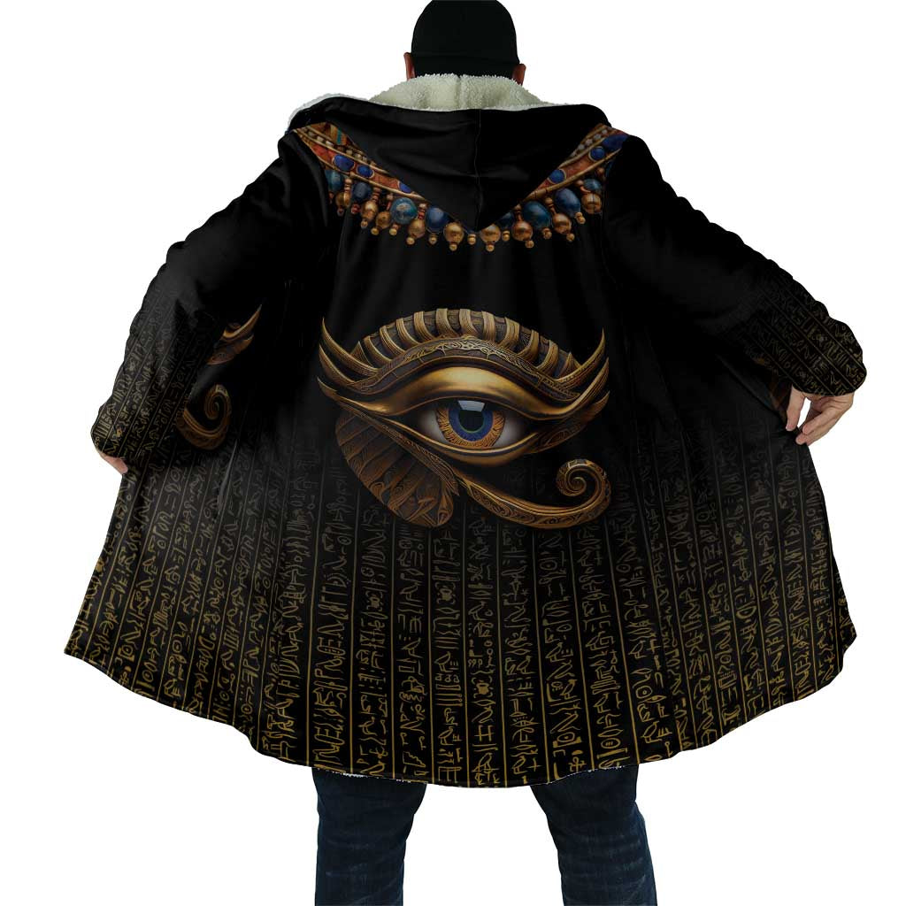 Egypt Eyes Of Horus Cloak with Egyptian Hieroglyphs