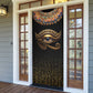 Egypt Eyes Of Horus Door Cover with Egyptian Hieroglyphs