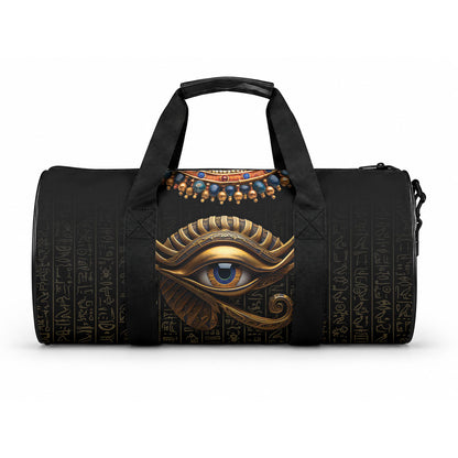 Egypt Eyes Of Horus Duffle Bag with Egyptian Hieroglyphs