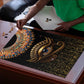 Egypt Eyes Of Horus Puzzle with Egyptian Hieroglyphs