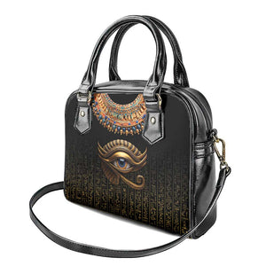 Egypt Eyes Of Horus Shoulder Handbag with Egyptian Hieroglyphs