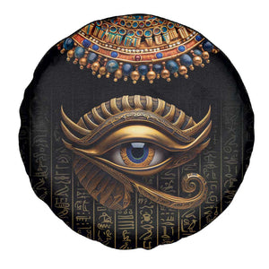 Egypt Eyes Of Horus Spare Tire Cover with Egyptian Hieroglyphs