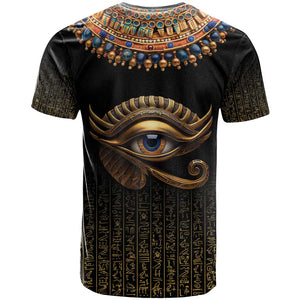 Egypt Eyes Of Horus T shirt with Egyptian Hieroglyphs