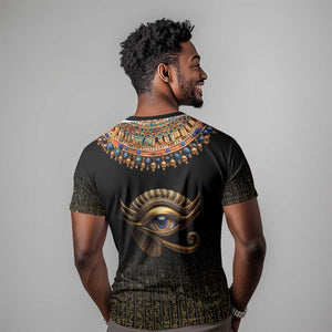 Egypt Eyes Of Horus T shirt with Egyptian Hieroglyphs