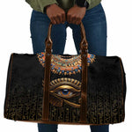 Egypt Eyes Of Horus Travel Bag with Egyptian Hieroglyphs