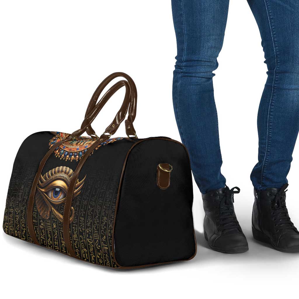 Egypt Eyes Of Horus Travel Bag with Egyptian Hieroglyphs