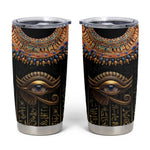 Egypt Eyes Of Horus Tumbler Cup with Egyptian Hieroglyphs