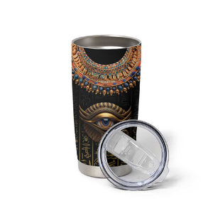 Egypt Eyes Of Horus Tumbler Cup with Egyptian Hieroglyphs