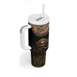 Egypt Eyes Of Horus Tumbler With Handle with Egyptian Hieroglyphs