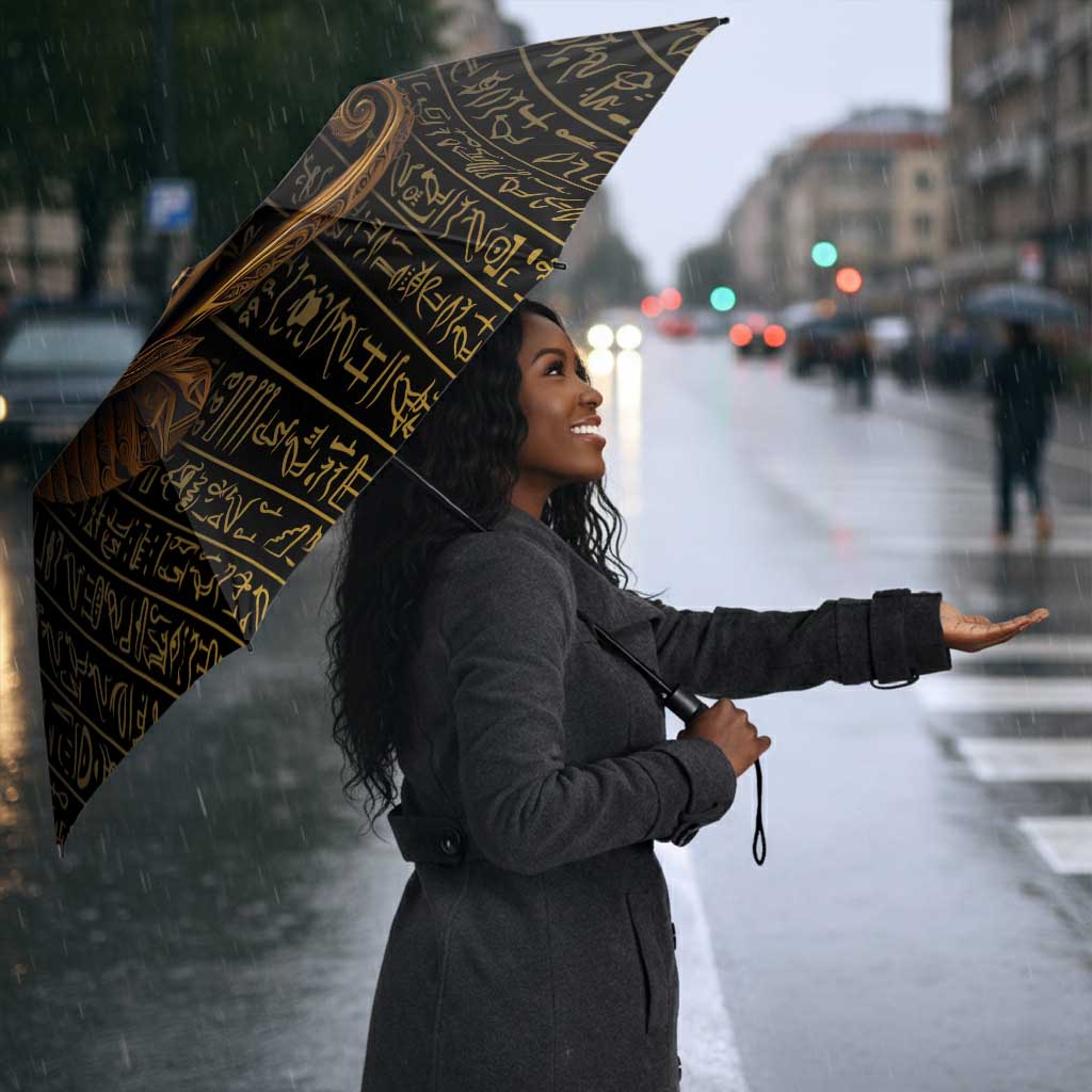 Egypt Eyes Of Horus Umbrella with Egyptian Hieroglyphs