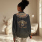 Egypt Eyes Of Horus Women Casual Shirt with Egyptian Hieroglyphs LT9