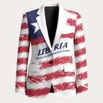 Personalized Liberia Lone Star Flag Blazer