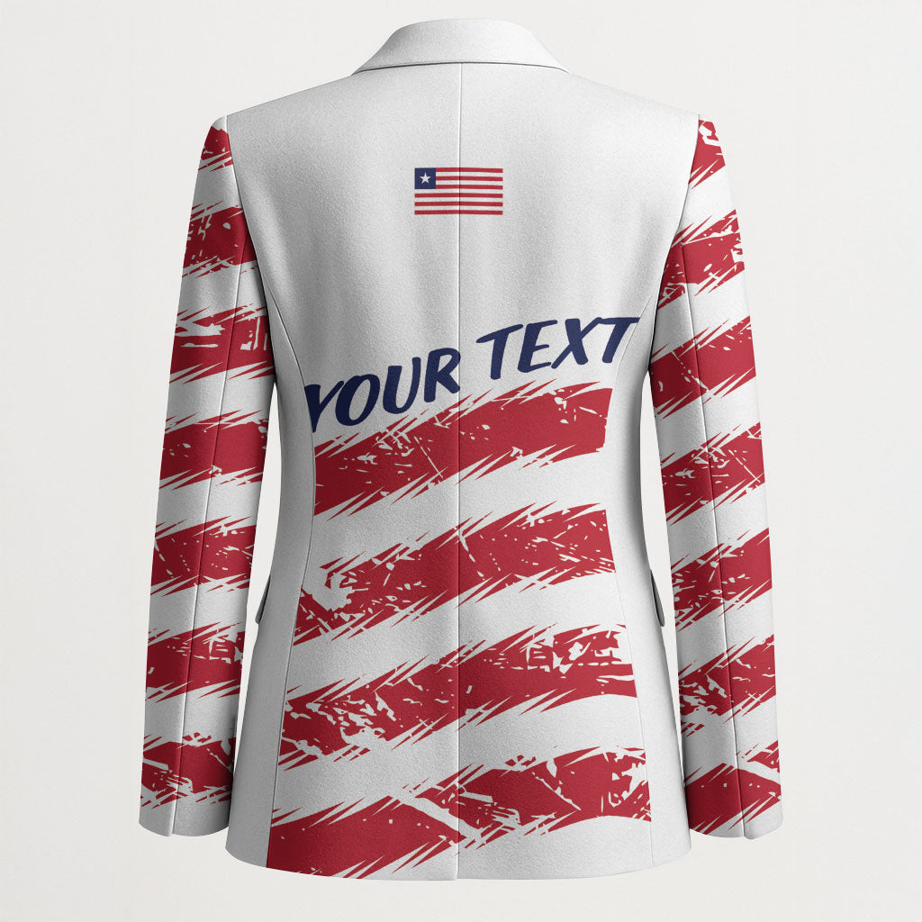Personalized Liberia Lone Star Flag Blazer