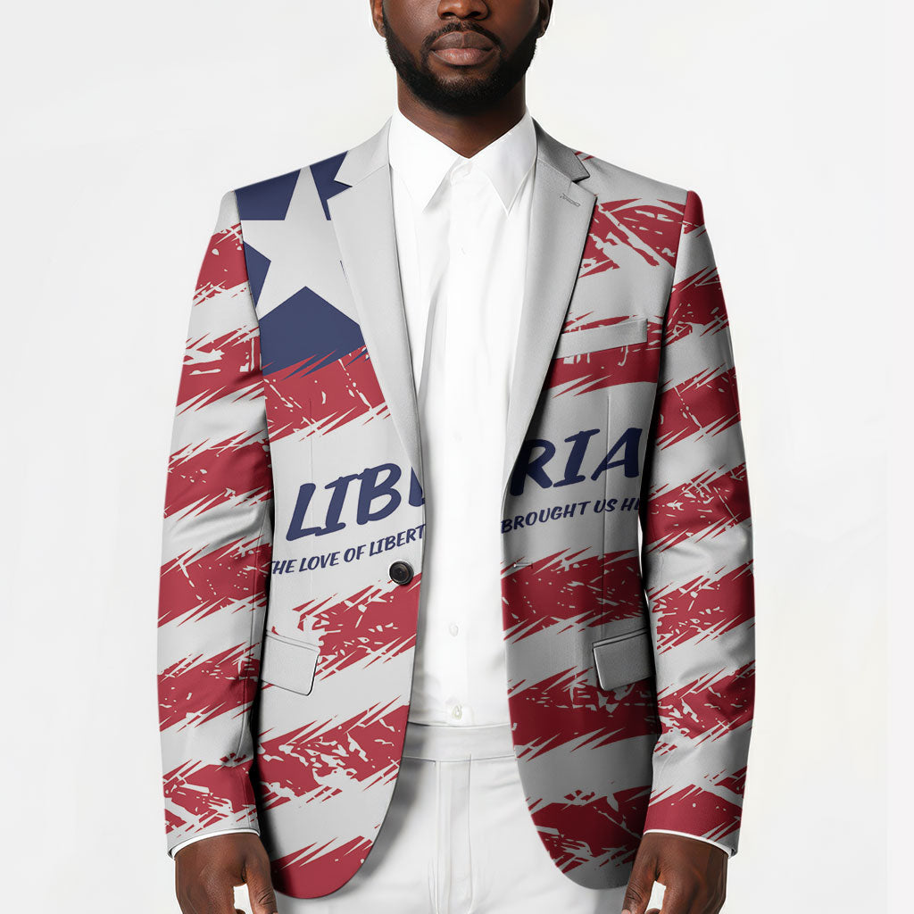 Personalized Liberia Lone Star Flag Blazer