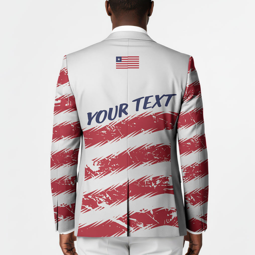 Personalized Liberia Lone Star Flag Blazer