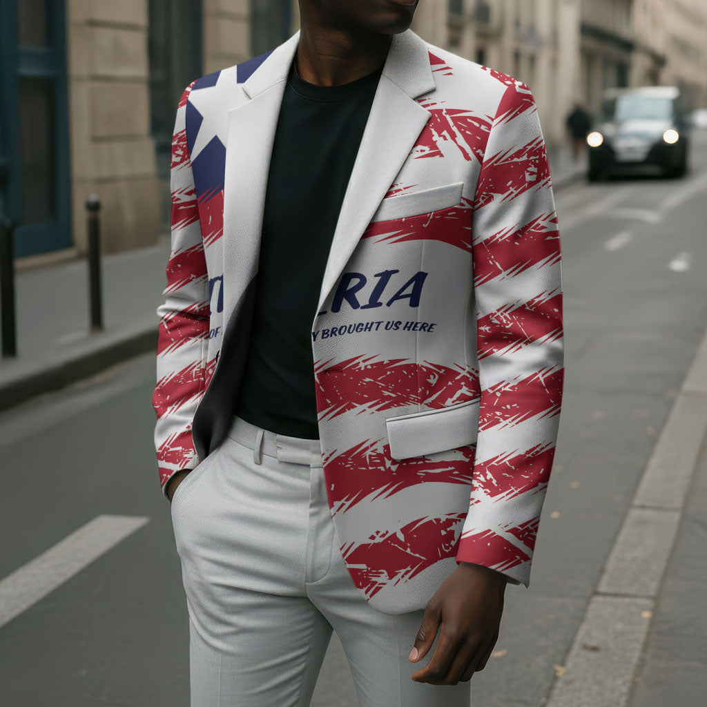 Personalized Liberia Lone Star Flag Blazer
