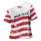 Personalized Liberia Lone Star Flag Cross Shoulder Shirt