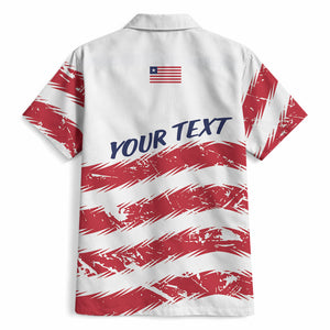 Personalized Liberia Lone Star Flag Hawaiian Shirt