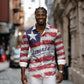 Personalized Liberia Lone Star Flag Long Sleeve Button Shirt