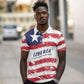 Personalized Liberia Lone Star Flag Polo Shirt