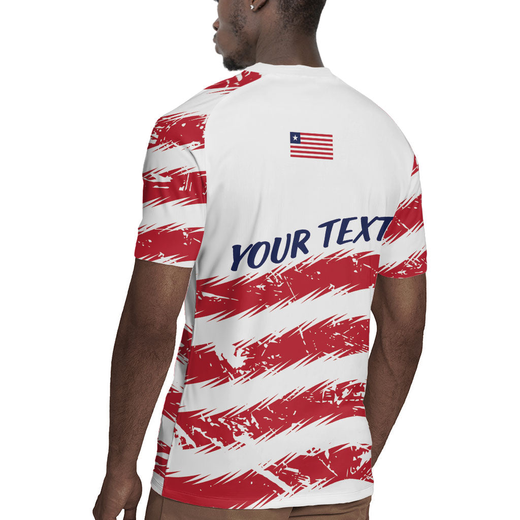 Personalized Liberia Lone Star Flag Rugby Jersey