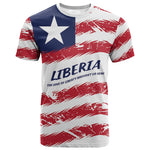 Personalized Liberia Lone Star Flag T shirt