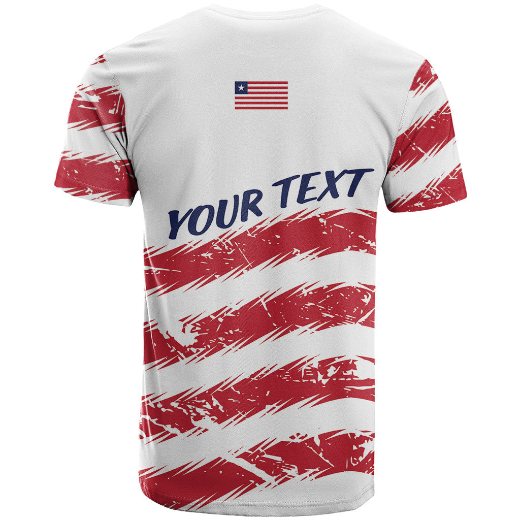 Personalized Liberia Lone Star Flag T shirt