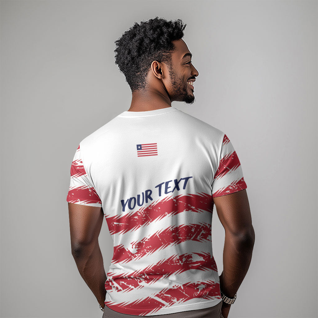 Personalized Liberia Lone Star Flag T shirt