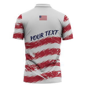 Personalized Liberia Lone Star Flag Zipper Polo Shirt