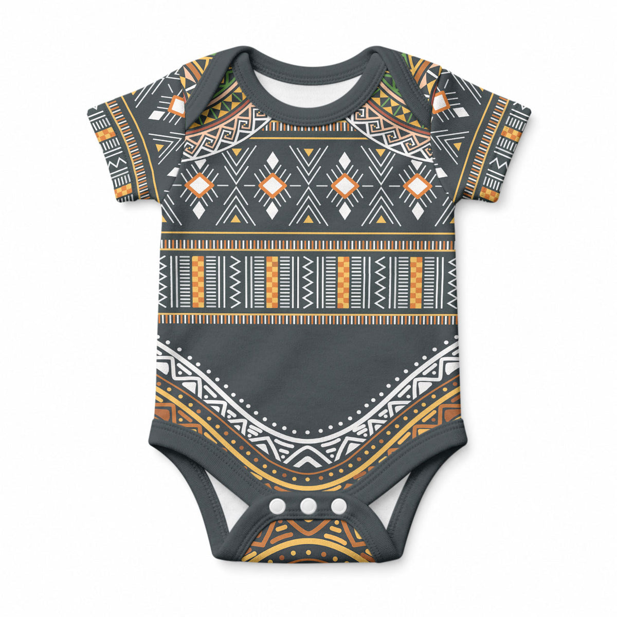 Africa Ethnic Native Pattern Baby Onesie