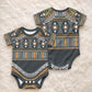 Africa Ethnic Native Pattern Baby Onesie