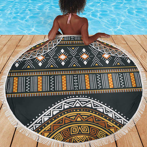 Afro Ethnic Native Pattern Beach Blanket