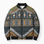 Africa Ethnic Native Pattern Bomber Puffer Jacket