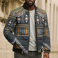Africa Ethnic Native Pattern Bomber Puffer Jacket