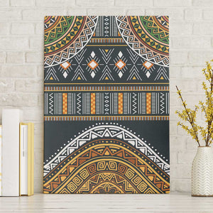 Afro Ethnic Native Pattern Canvas Wall Art