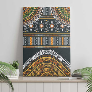 Afro Ethnic Native Pattern Canvas Wall Art