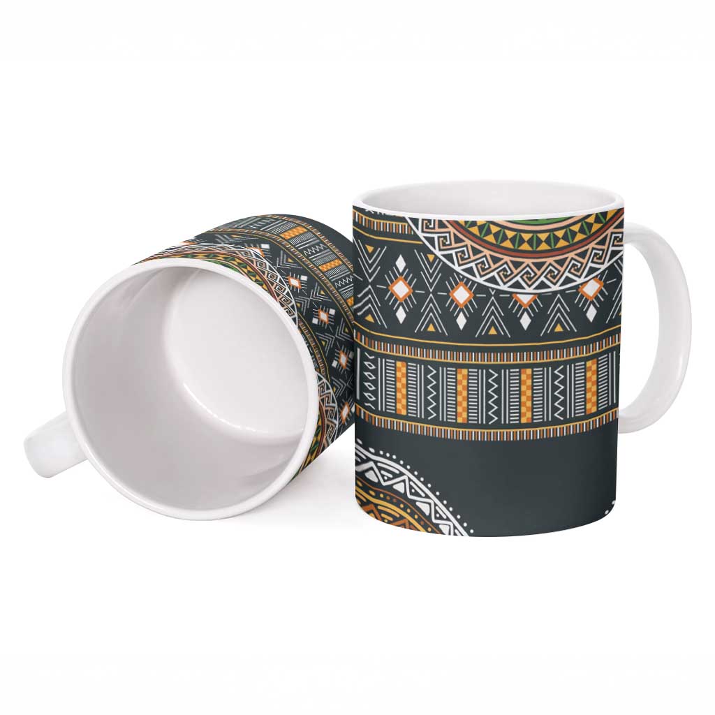 Africa Ethnic Native Pattern Ceramic Mug