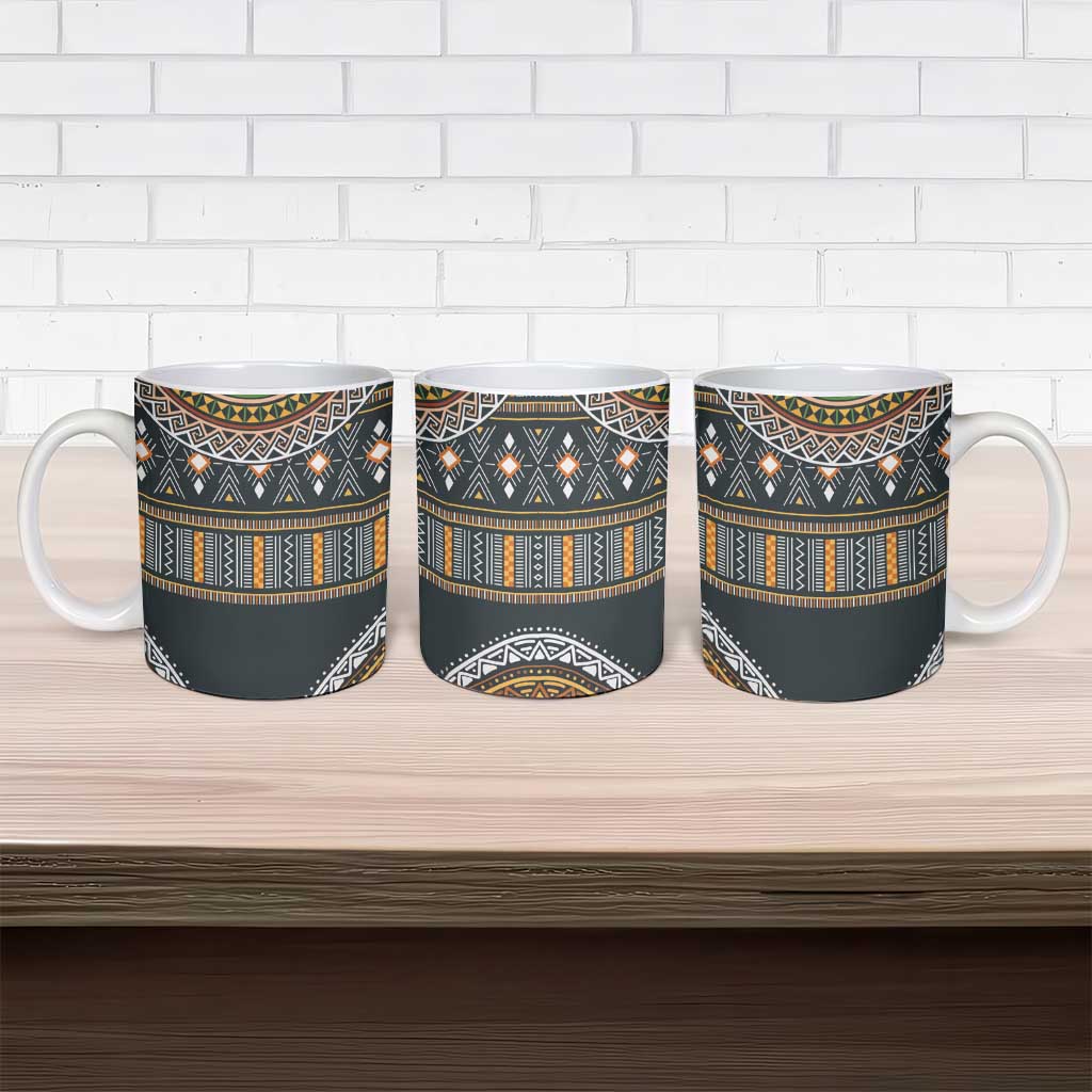 Africa Ethnic Native Pattern Ceramic Mug