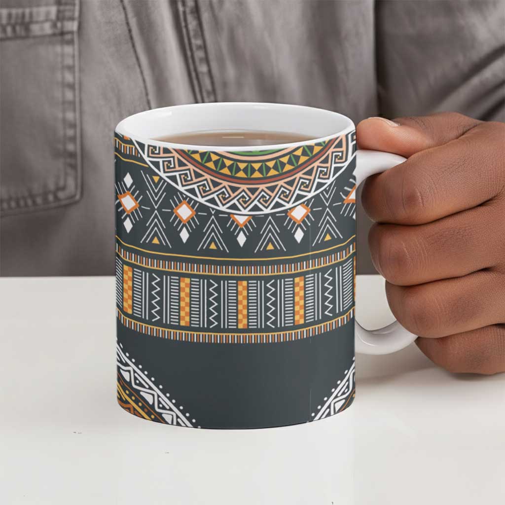 Africa Ethnic Native Pattern Ceramic Mug
