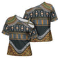 Africa Ethnic Native Pattern Cross Shoulder Shirt
