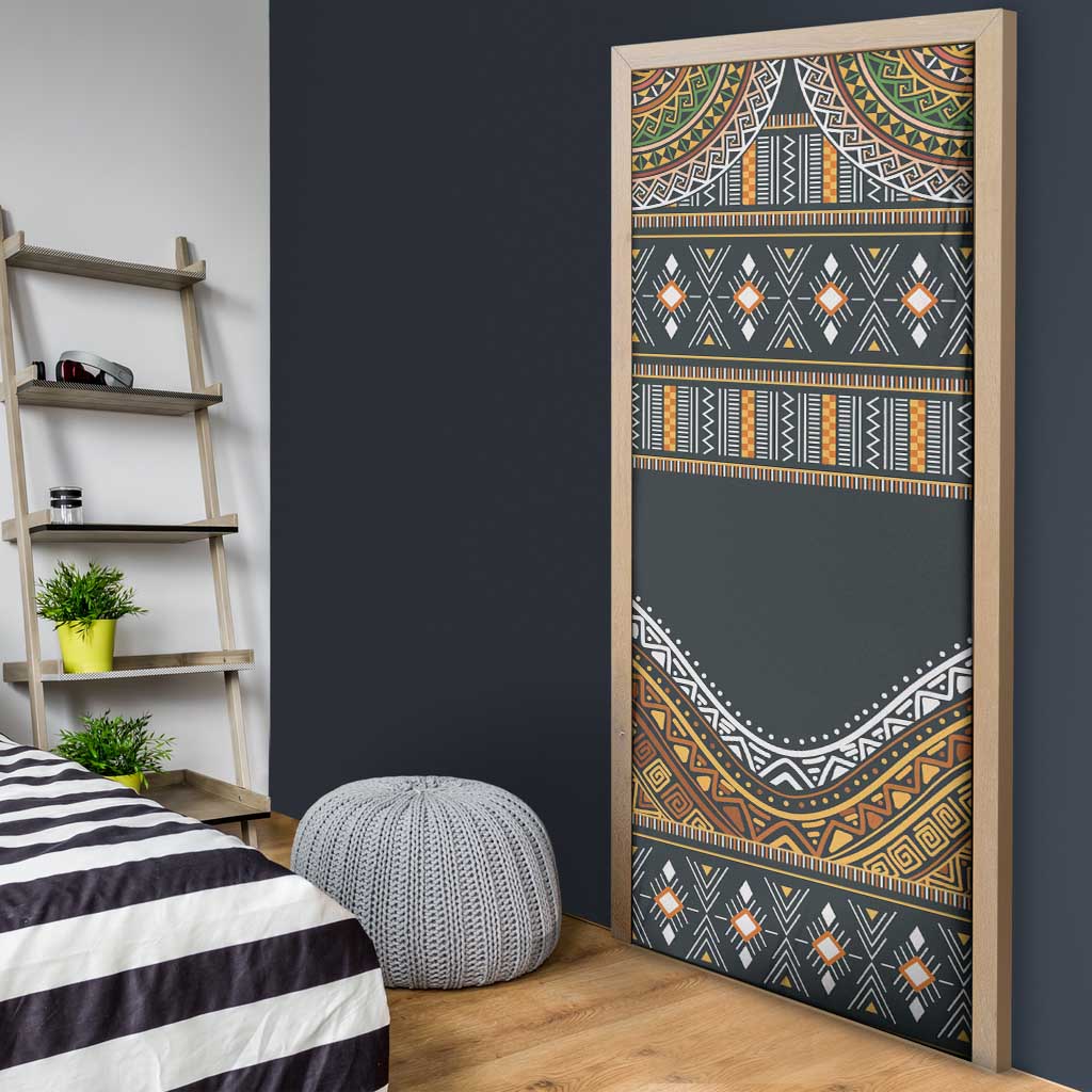Africa Ethnic Native Pattern Door Cover