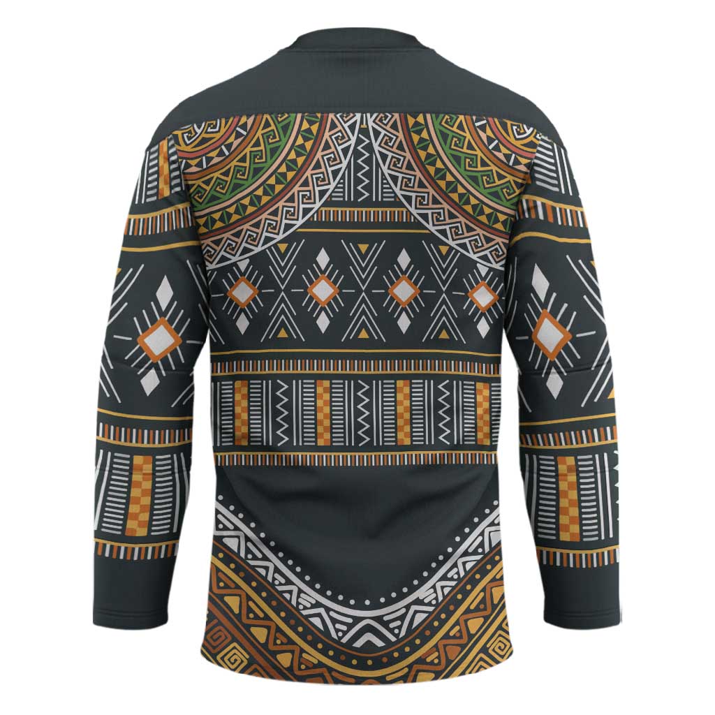 Africa Ethnic Native Pattern Hockey Jersey