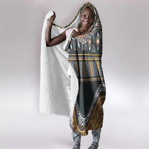 Afro Ethnic Native Pattern Hooded Blanket